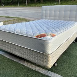 Full Size Bed Frame With Mattress And Box Spring