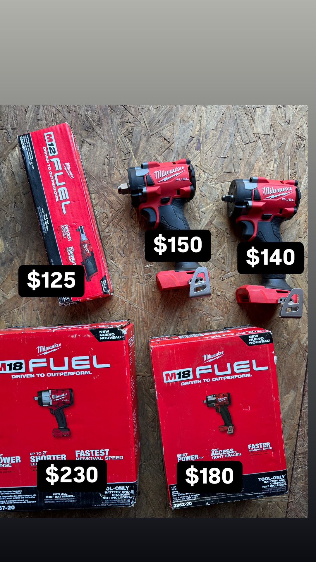 Milwaukee And Dewalt