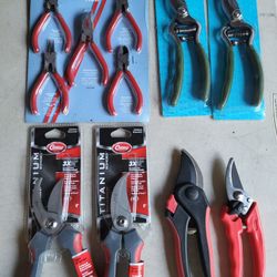 New Assorted Cutters And Pliers 