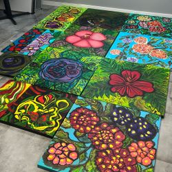 13 Handmade Acrylic and Oil Paintings (Vibrant, Grandmother-Created)  A curated collection of 13 handmade paintings, featuring bold, vibrant colors in