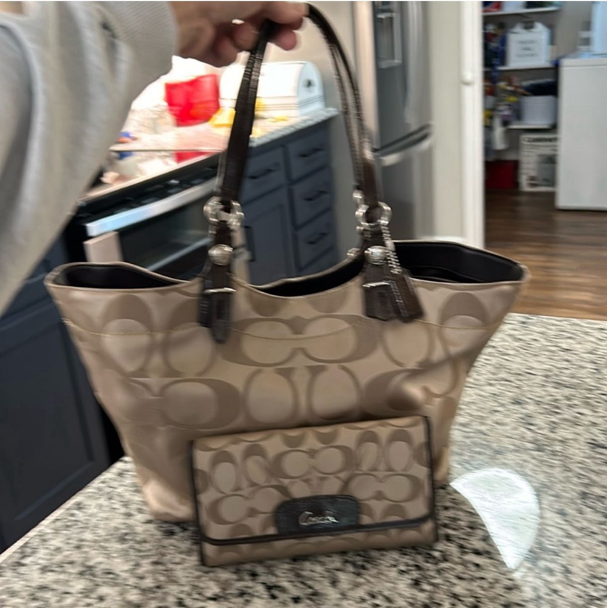  Coach Tote And Wallet 