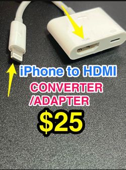 Apple Lightning to HDMI Adapter AV Digital TV Converter iPhone iPad