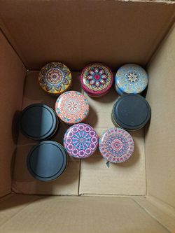 Small tin containers