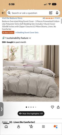 Brand New King Duvet Cover 