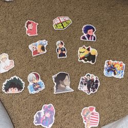 Anime Stickers 14 Pieces 2$😱