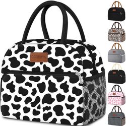 Coobiiya Lunch Bag Women, Lunch Box for Women Adult Men, Small Leakproof Cute Lunch Tote Large Capacity Reusable Insulated Cooler Lunch Container for 