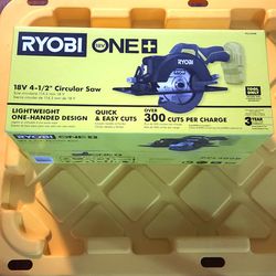 NEW Ryobi 4-1/2" Circular Saw ONE+ [TOOL ONLY]