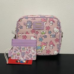 Loungefly Sanrio Hello Kitty And Friends Cherry Blossom Crossbody Bag