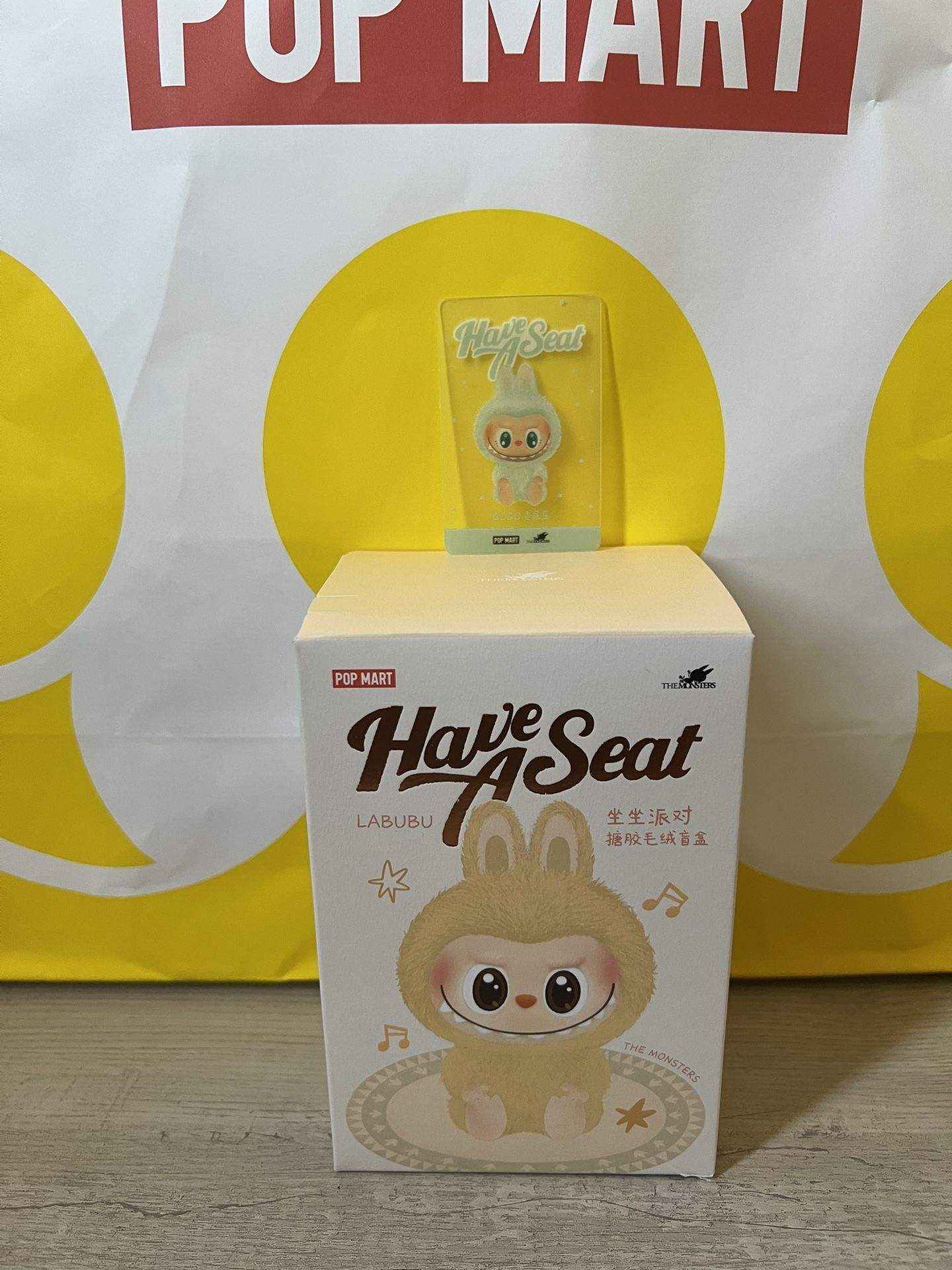 Have a Seat Labubu - Ququ (Open box, sealed bag)
