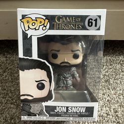 Funko POP! Television Game of Thrones Jon Snow #61 Vinyl Figure NEW