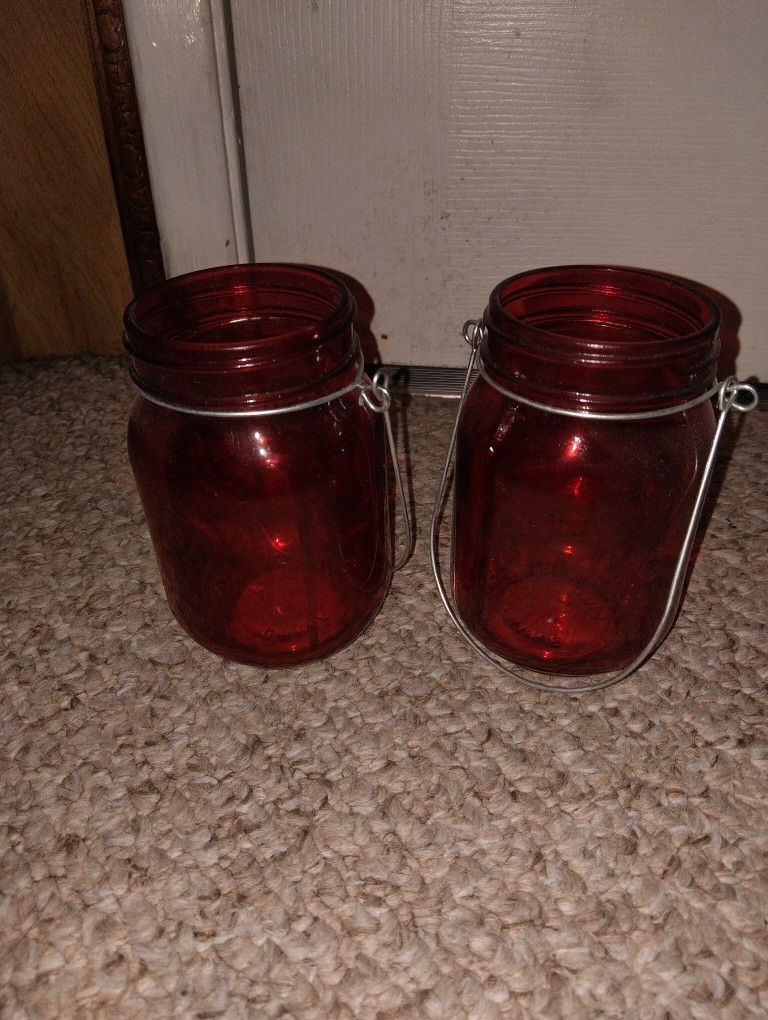 Jar Glass Candle Holder
