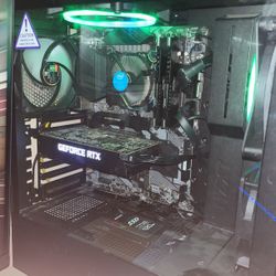 gaming pc with 2 monitors and set up need to sell asap