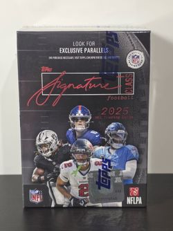 2025 Topps Football Signature Class Blaster Box