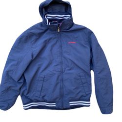 Tommy Hilfiger Men's Lightweight Full Zip Regatta Bomber Jacket Large