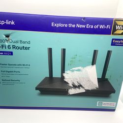TP-Link AX1800 WiFi 6 Router V4 (Archer AX21).