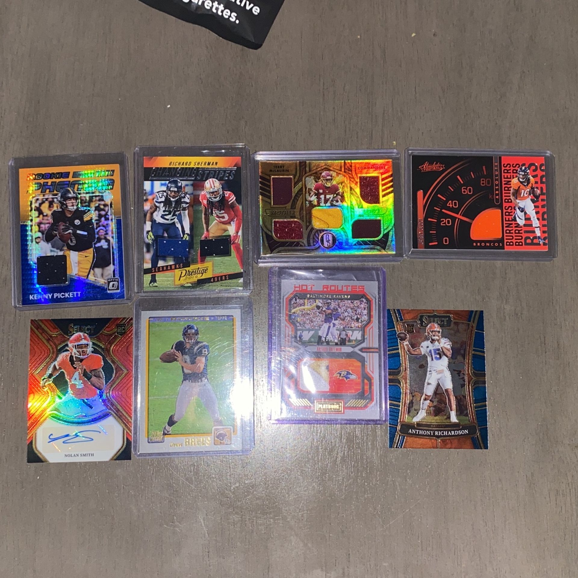 Small Football Auto/patch Lot 