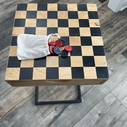 Checker Side Table From Kirkland’s 