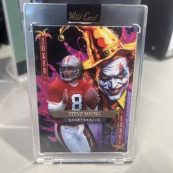 2025 Steve Young Wild Card Jokers Wild 1/1🔥