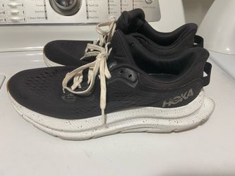Hoka womens Running kawana Sneakers Black and White