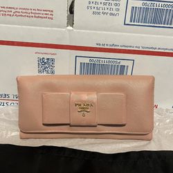 Prada Saffiano Pink Wallet