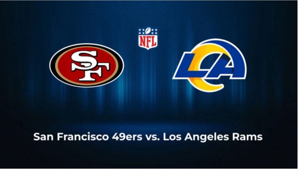 NFL Los Angeles Rams Vs San Francisco 49ers TNF Oct 2nd