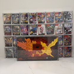 Pokemon Team Rocket’s Moltres Ultra Premium Collection Acylic Case