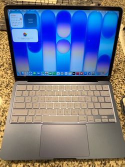 Apple MacBook Neo A18 Pro Blue 8gb ram 256gb with charger - like new