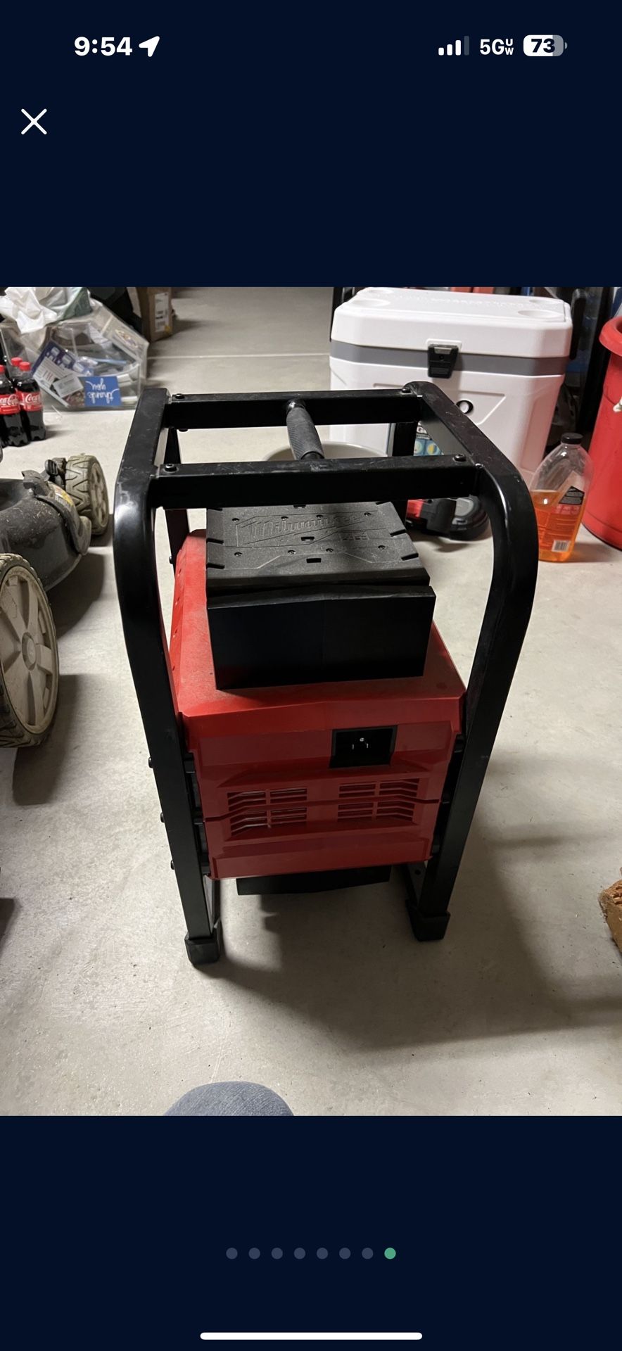 Milwaukee MX FUEL 3600-Watt/1800-Watt Push Start Portable Battery Powered Generator