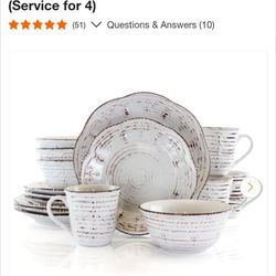 Stoneware Dinner Set