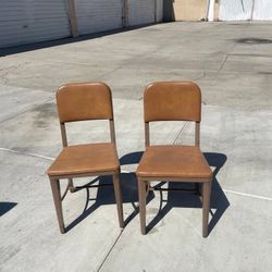 Vintage Mid Century Metal Lux Industrial Chair