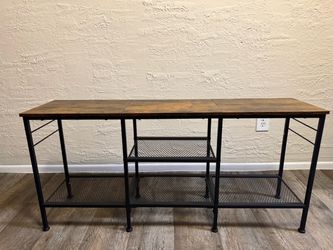 TV Stand / Entertainment Center - Rustic Brown