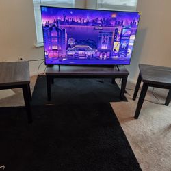 3 PC Tv Stand and End Tablea, $75obo
