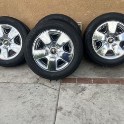 Rines 20 Chevy Silverado $650  obo llantas 275 55 20