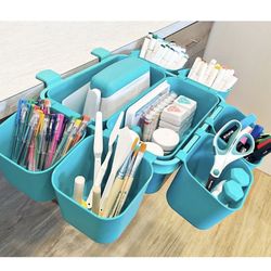 Diamond Press Craft Table Caddy and Cups