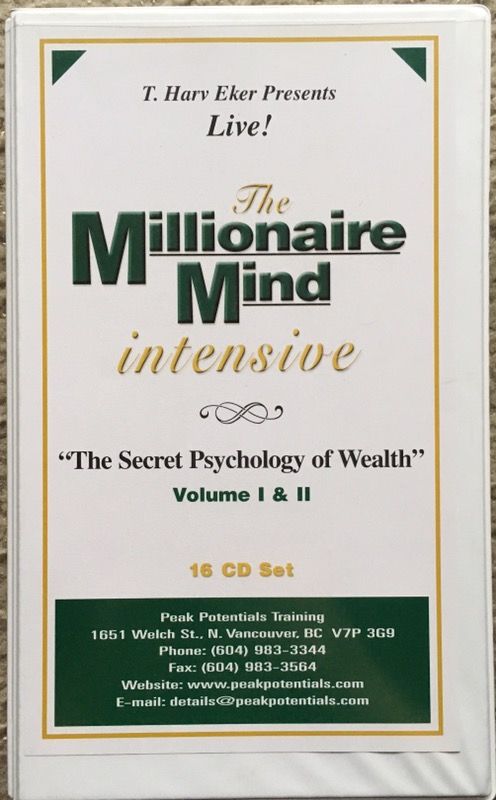 T. Harv Eker "The Millionaire Mind Intensive" 16 CD Set Secret Psychology Wealth