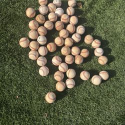 50 Practice Baseballs 
