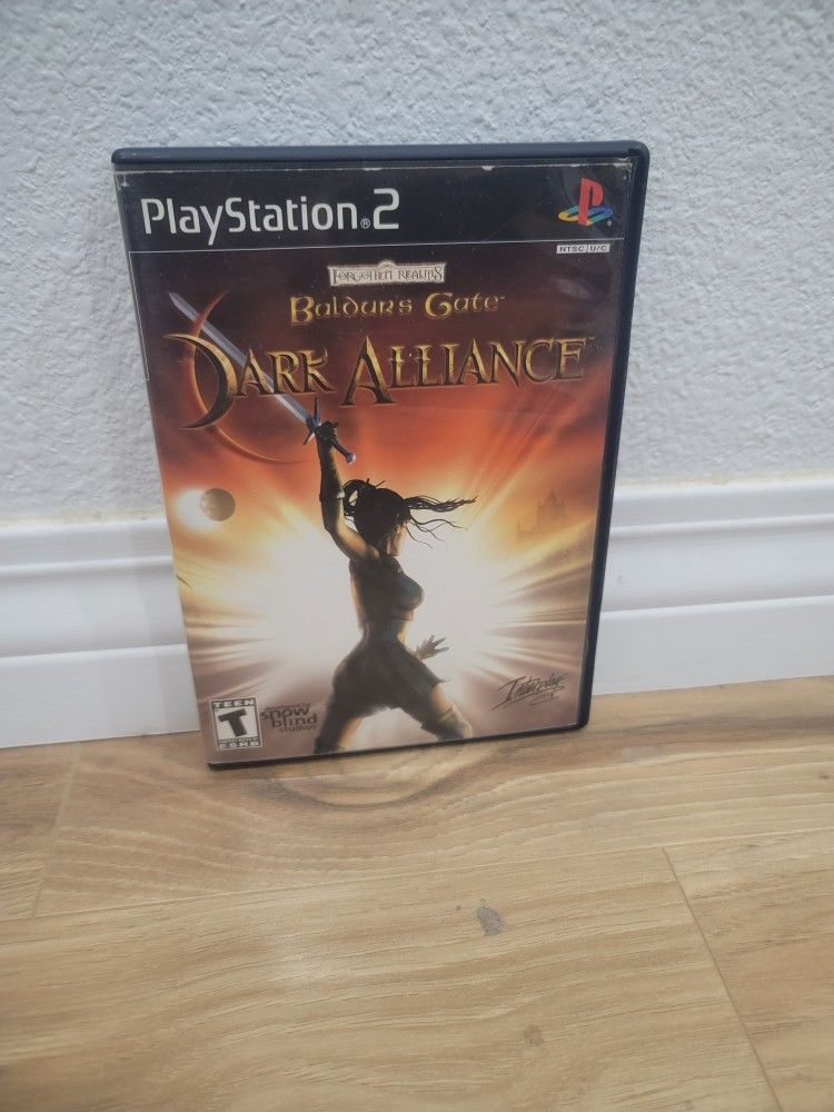 PS2 BALDARS GOLD DARK ALLIANCE CIB WITH CASE AND MANUALS INCLUDED