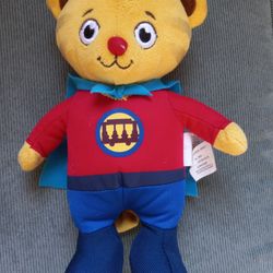 PBS Daniel Tigers Neighborhood Stuffed Plush 2016 Fred Rogers JAKKS 8" cape