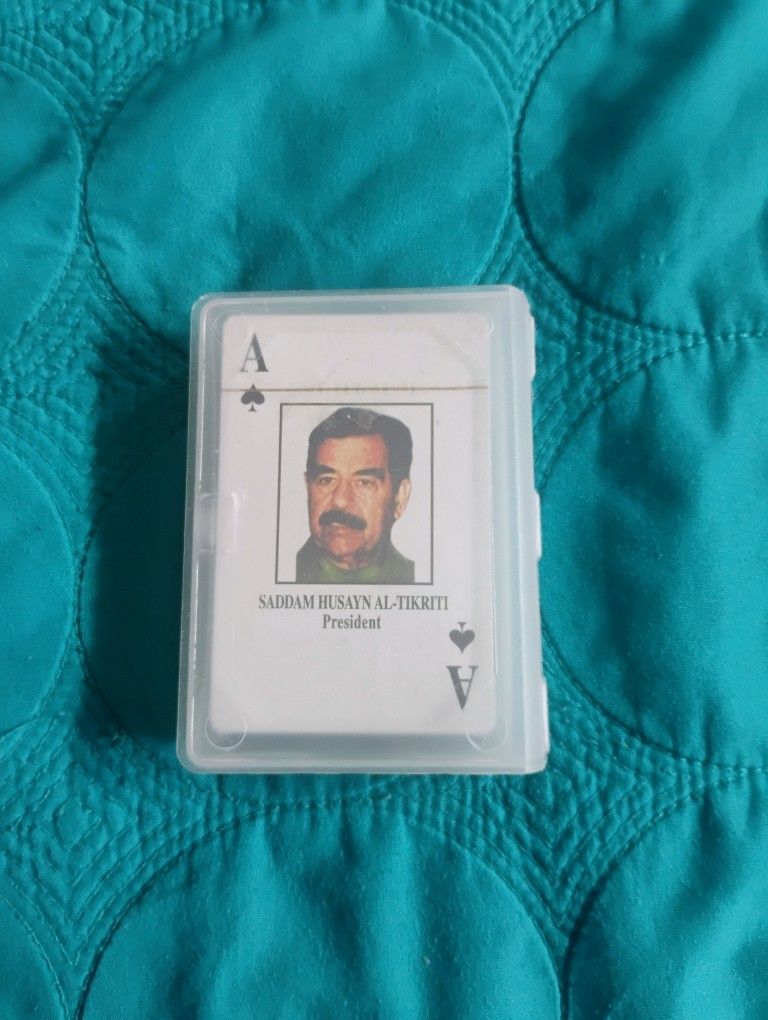 Saddam Hussein Playing Cards