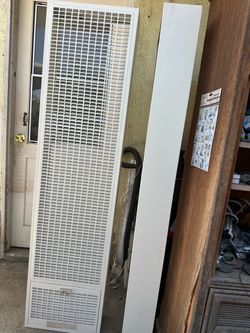 Wall Heater Panel ONLY !!!! $90 Each  Wall Heater Face Panel I’m Selling The Cover Only  Cozy Brand. I have light cream color
