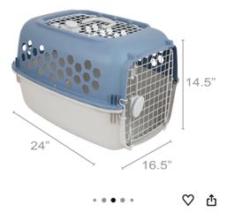 Hard sided pet carrier