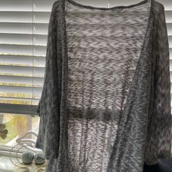 Gray Cardigan Size  Large 