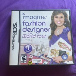 imagine fashion designer world tour ds game