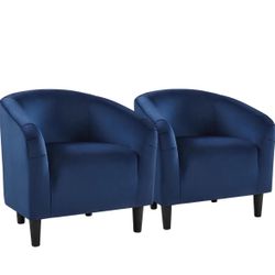 2 Barrel Chairs 