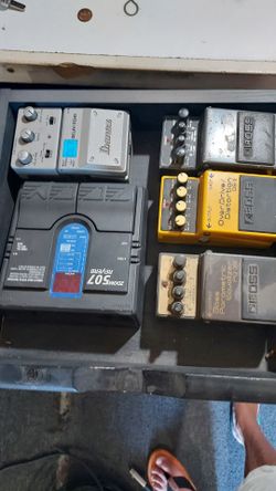Guitar effects pedals