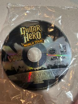 Guitar Hero World Tour Nintendo Wii Disc
