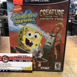 Nintendo GameCube SpongeBob; Creature From The Krusty Krab