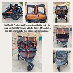 BOB Double Baby Stroller (Price Negotiable