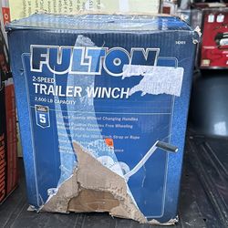 FULTON Dual Speed Winch 