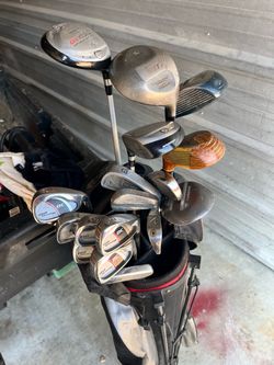 Mixed Golf Club Set with Bag